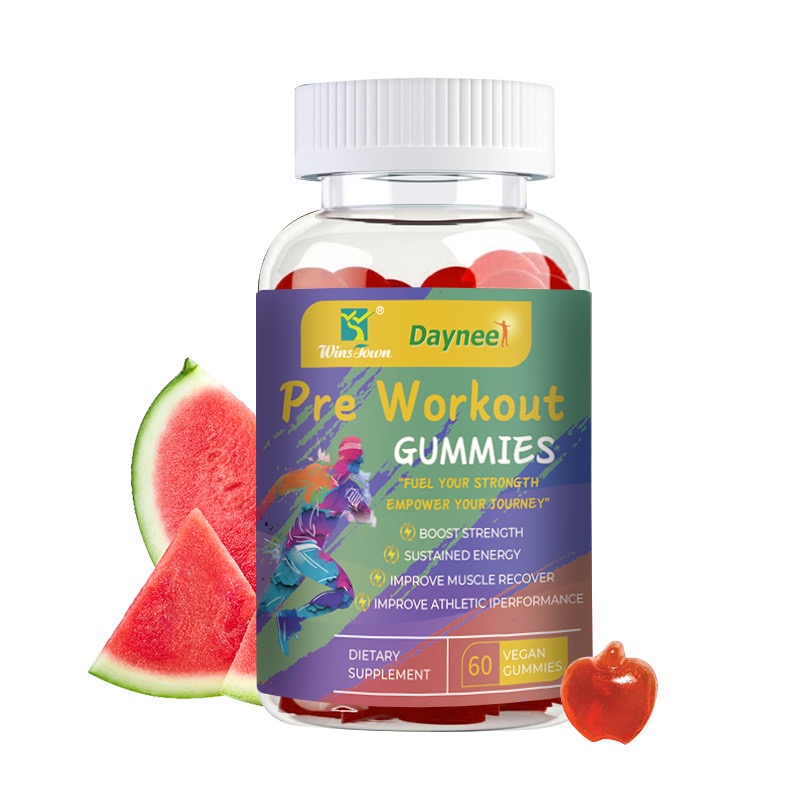 Private Label Creatine Monohydrate Energy Gummy Pre Workout Supplement Creatine Gummies For Muscle Growth
