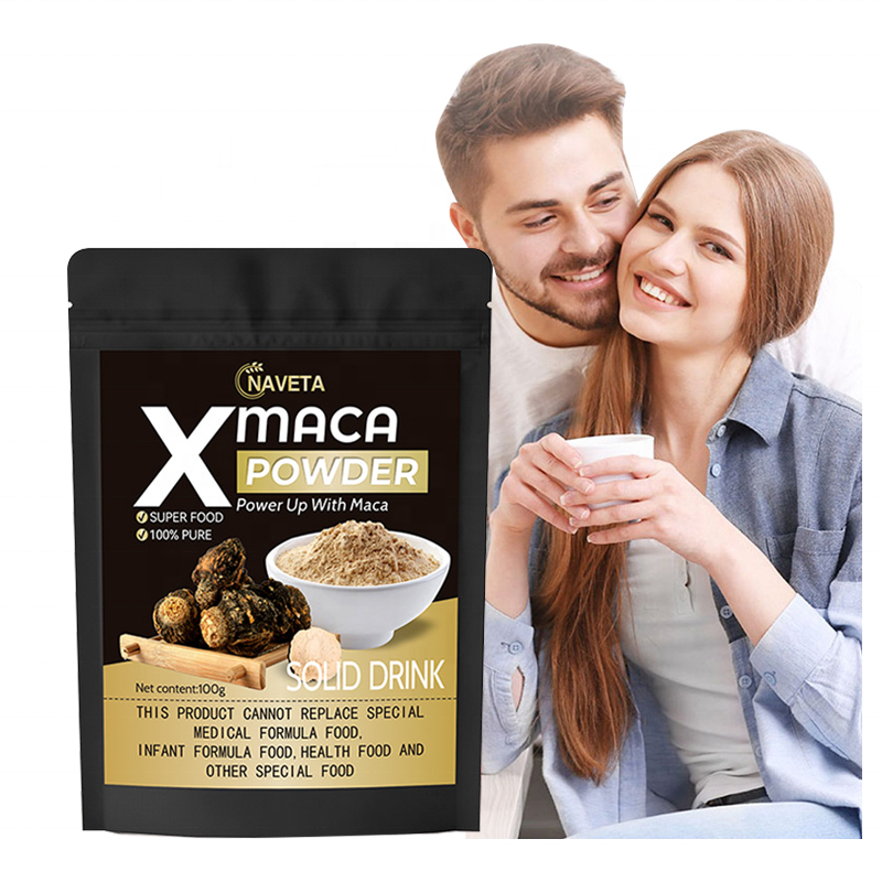 High Quality Natural Black For Maca Root Extract Powder Aphrodisiac Effect In Plastic Container Packaging