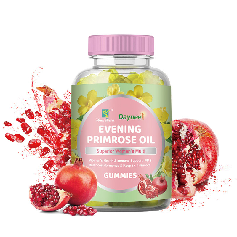 Women's Evening Primrose Oil Gummies With Pomegranate - Hormone & Skin Wellness Support