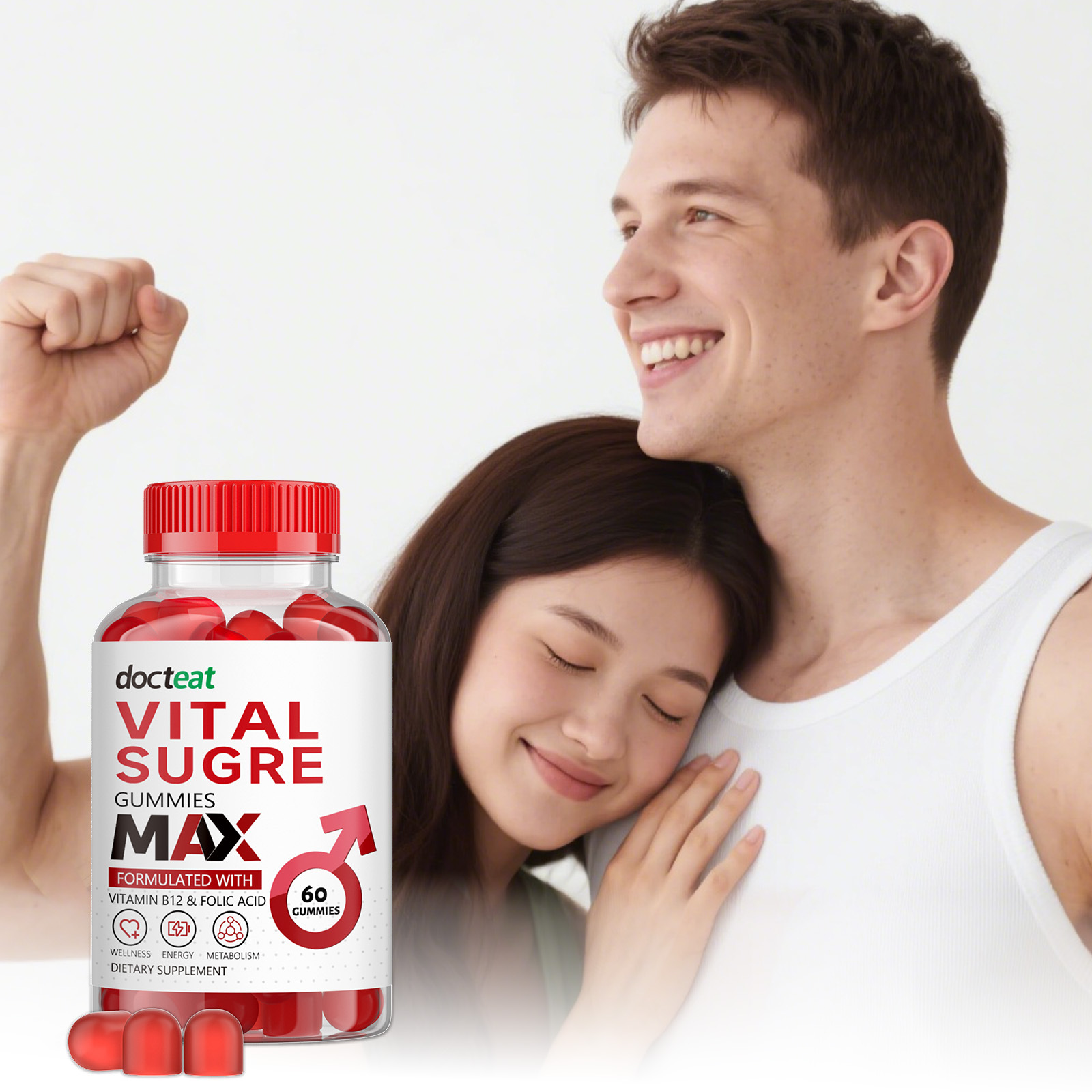 Men's Nursing Gummy Energy Supplement To Boost Vitality And Improve Energy