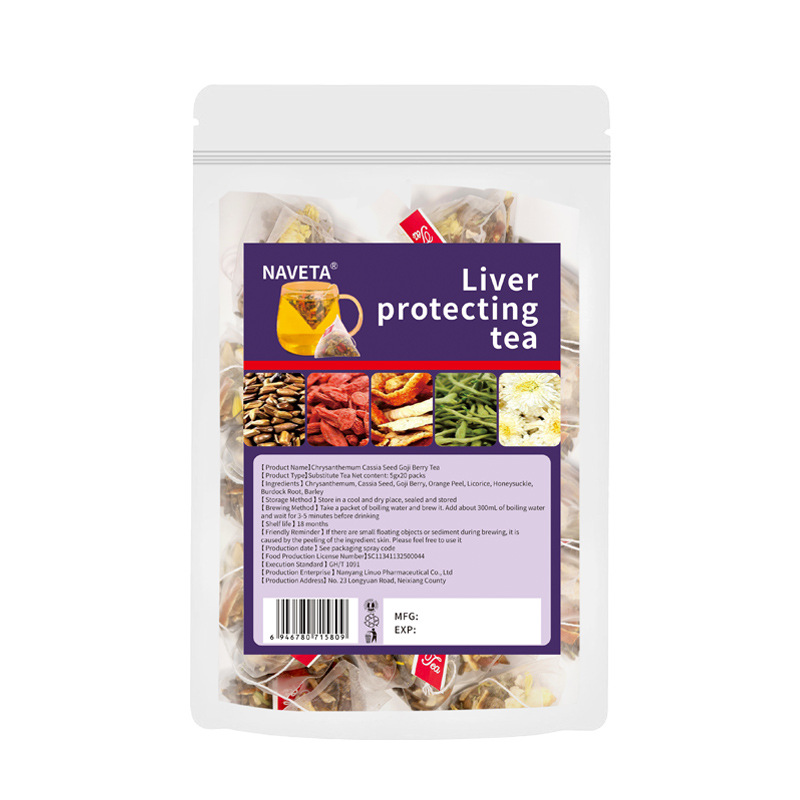 Liver Detox Slimming Tea Raw 5g*20 Bags Natural Herbs Tea