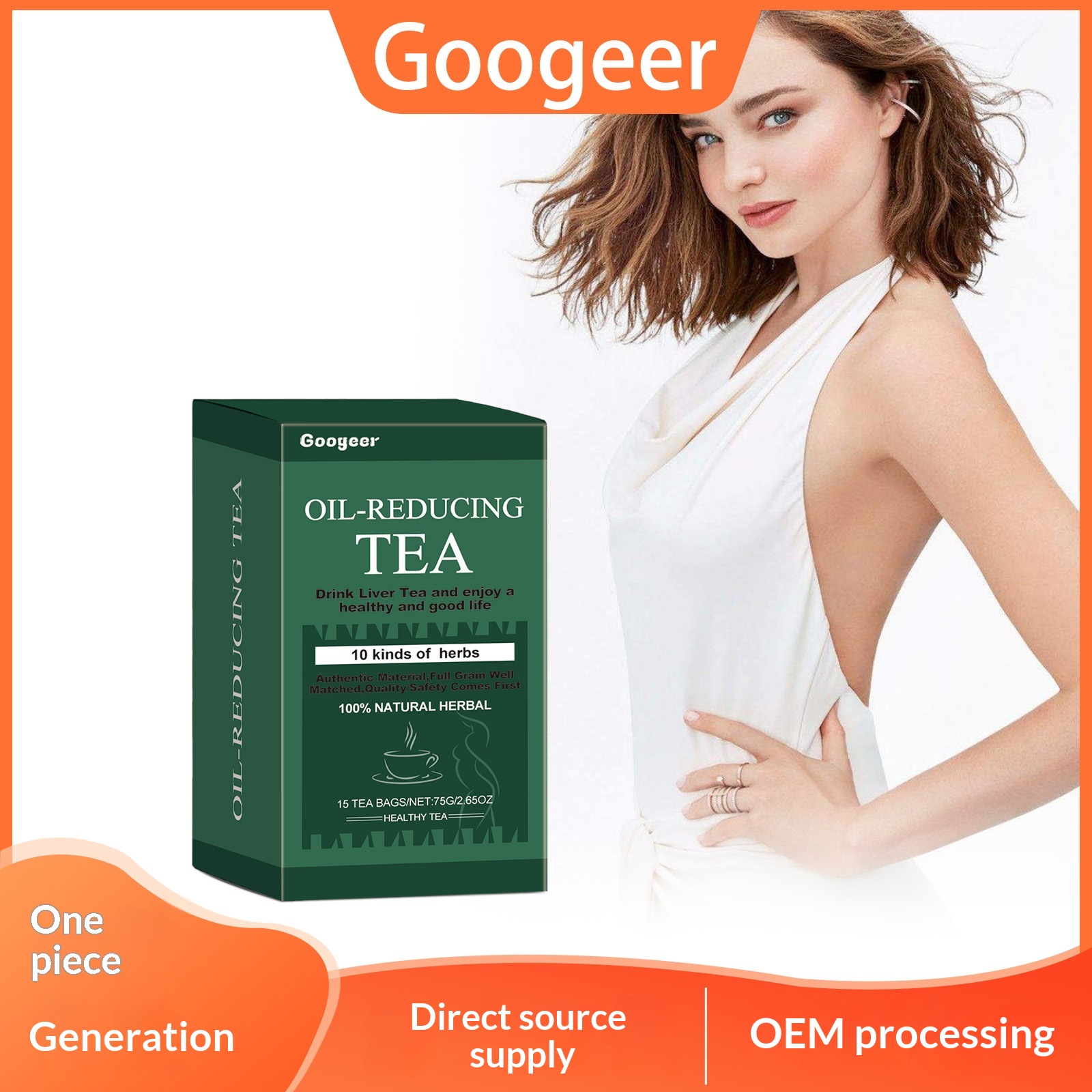 Overseas Googeer Oil-reducing Tea Body Treatment 75g Box