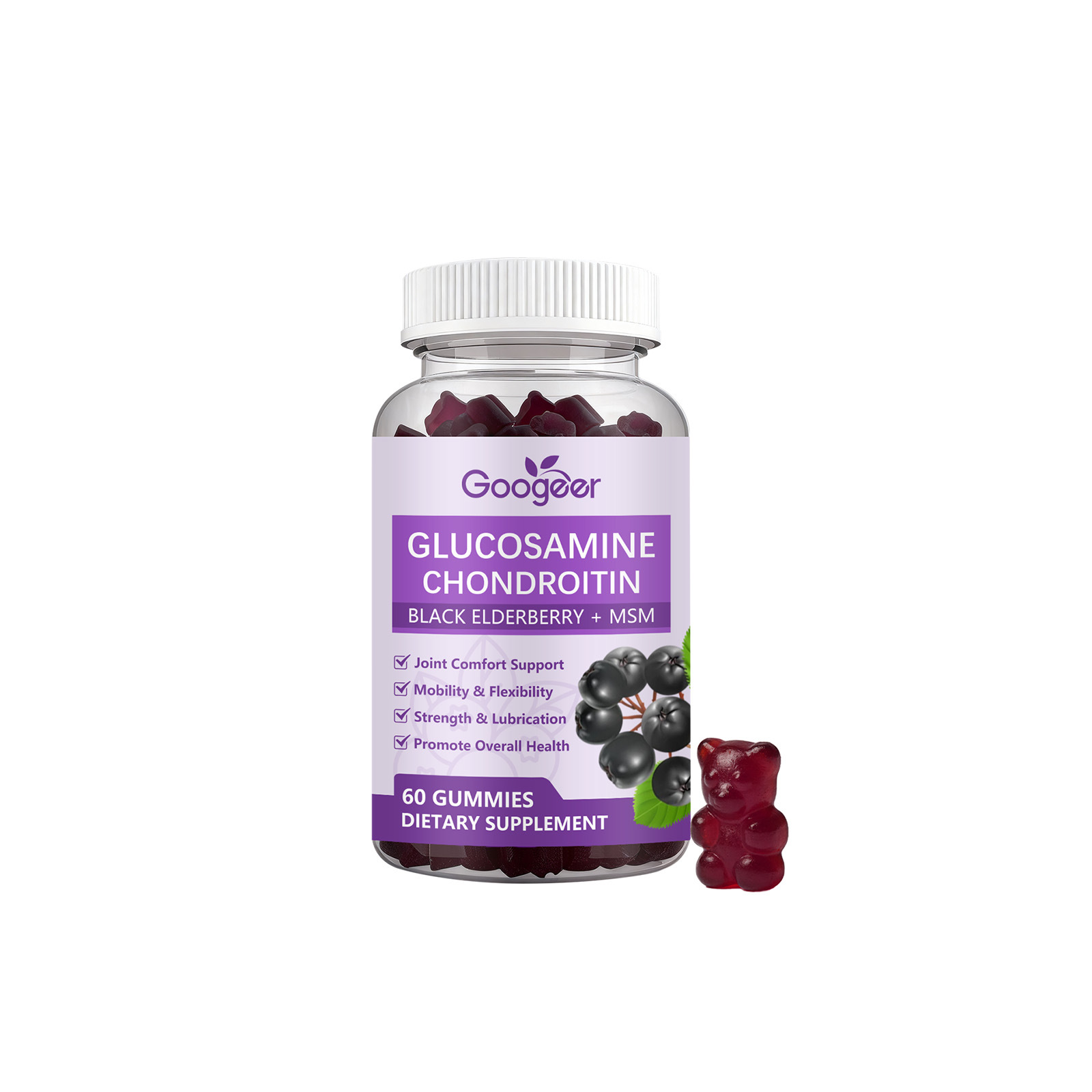 Dietary Supplement Gummy With Glucosamine & Chondroitin For Improved Bone Density And Joint Flexibility Gummies