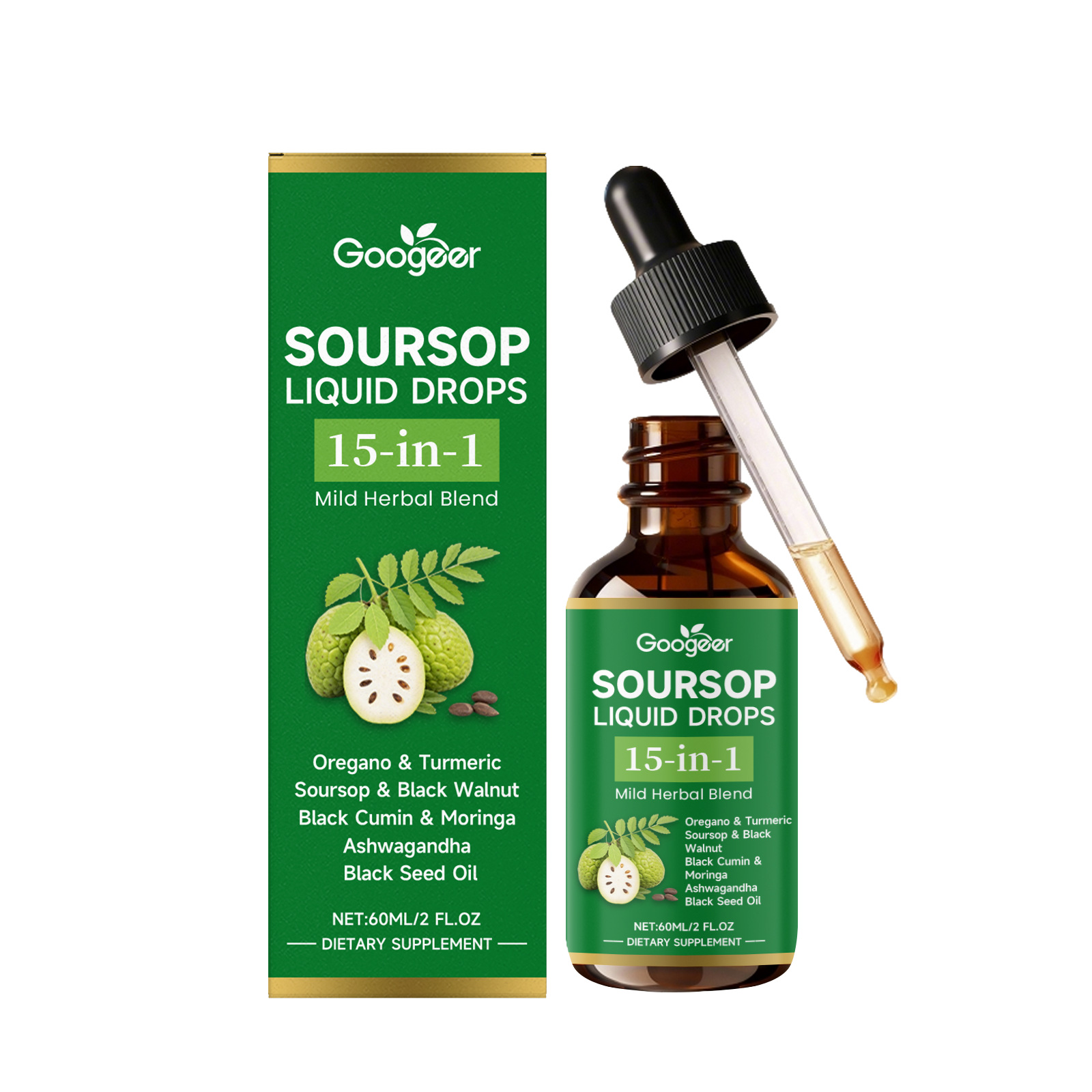 Nutritional Supplement Drops Oral Liquid Gentle With Multiple Vitamins & Minerals Drops