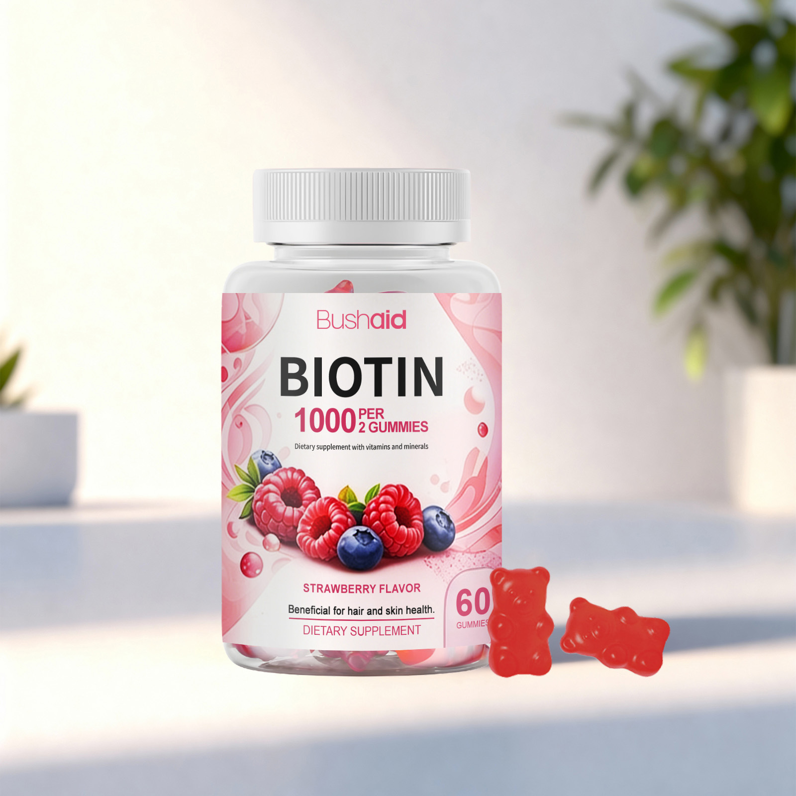 Oem Adult 100% Natural Herbal Biotin Pectin Vitamins Granules 60 Count For Nourishing Stomach & Liver-hot Selling
