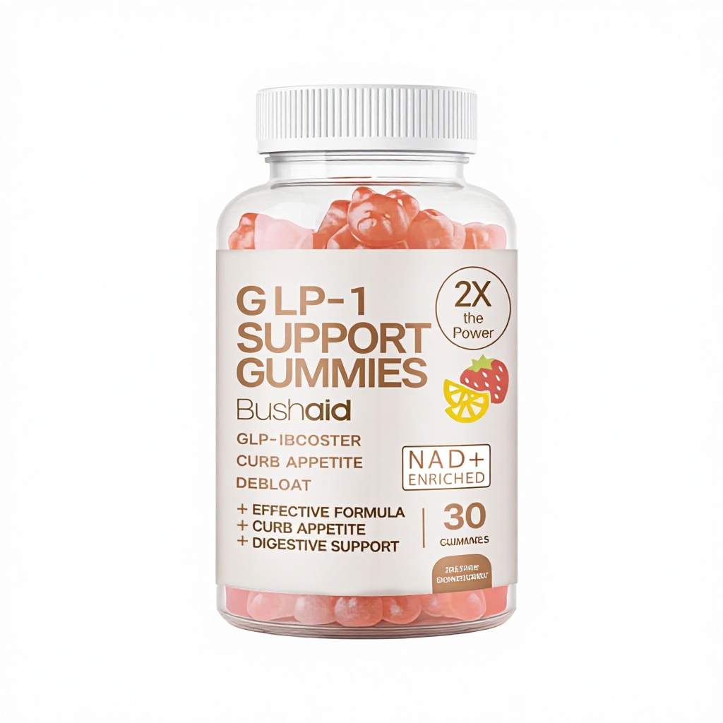 Bushaid Glp-1 Support Gummies For Improved Bone Density Body Treatment