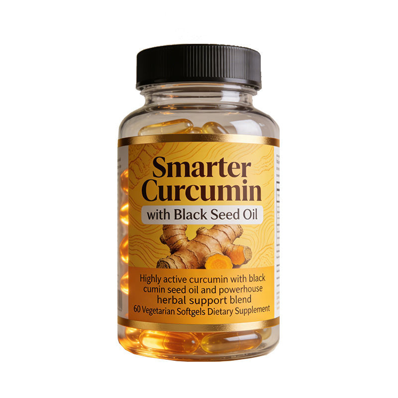 Hight Quality Oem Curcumin Softgels Black Seed Oil For Bone Density-factory Direct Softgel