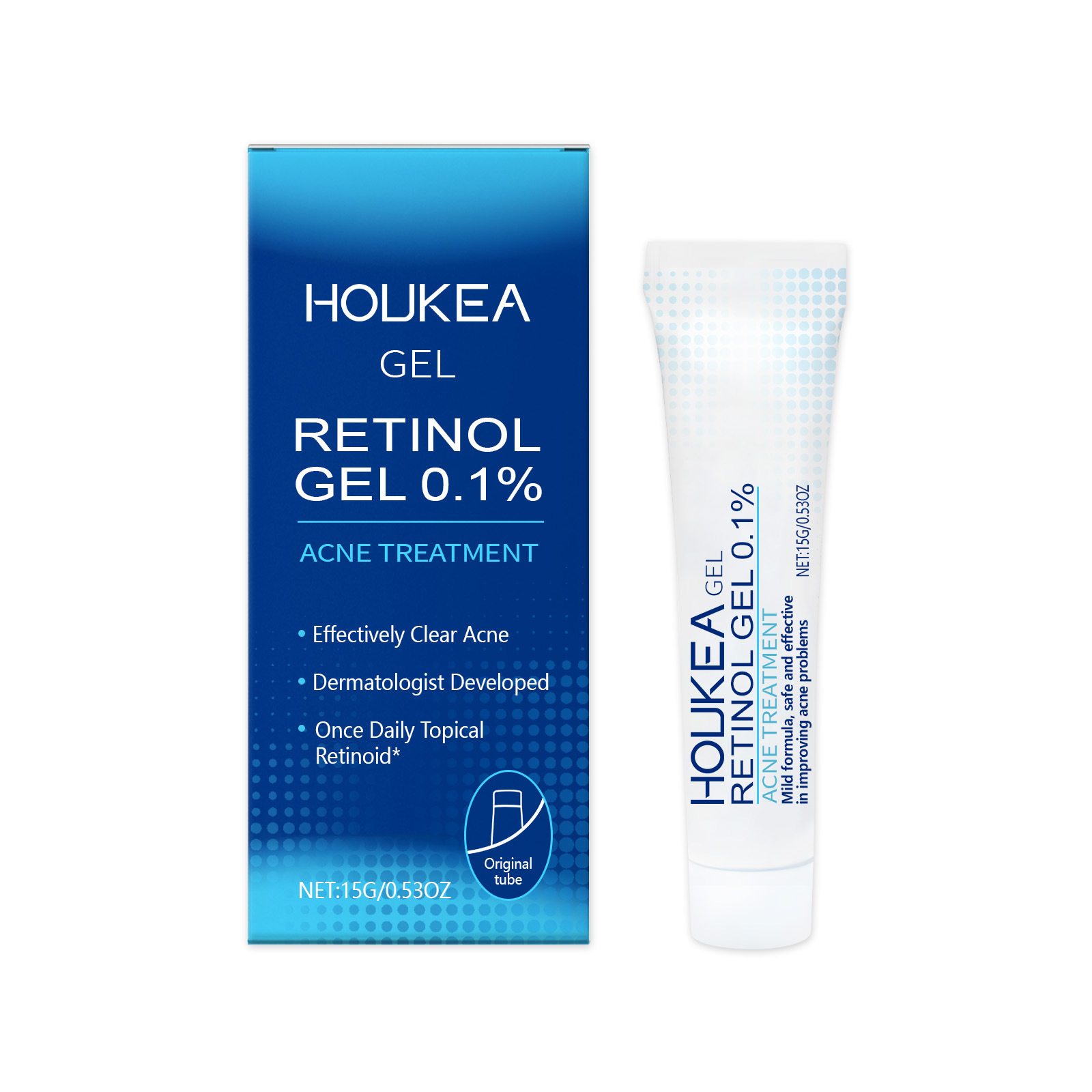 Gentle 0.1% Retinol Moisturizing Facial Gel Smooth Skin Care Gel For Daily Facial Skin Maintenance