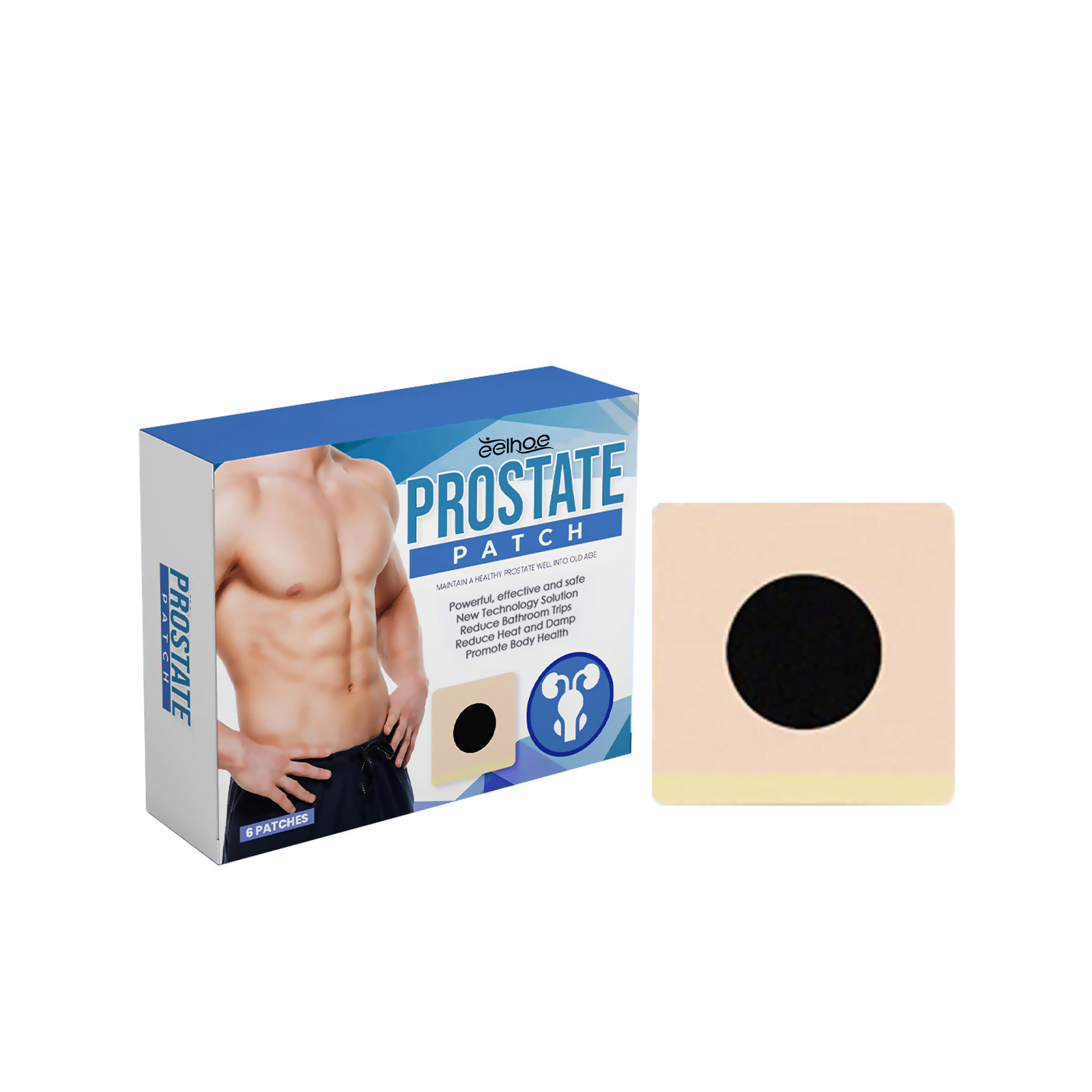 Mens Body Care Patches Fortifying Body Care For Men Relieves Discomfort Health-promoting Navel Stickers Maintain