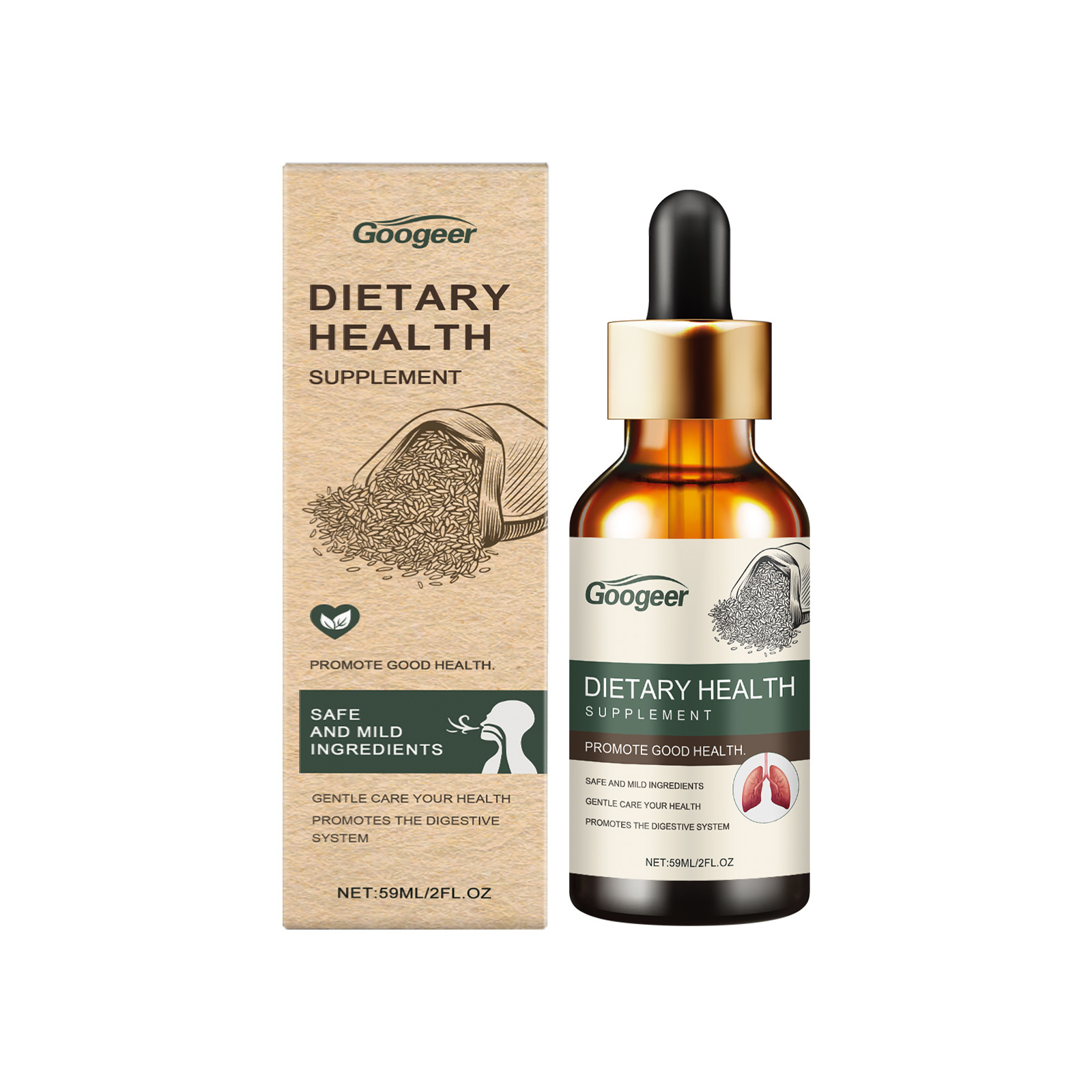 Premium Mild Natural Herbal Drop Liquid Supplement With Plant Ingredients For Daily Dietary Use