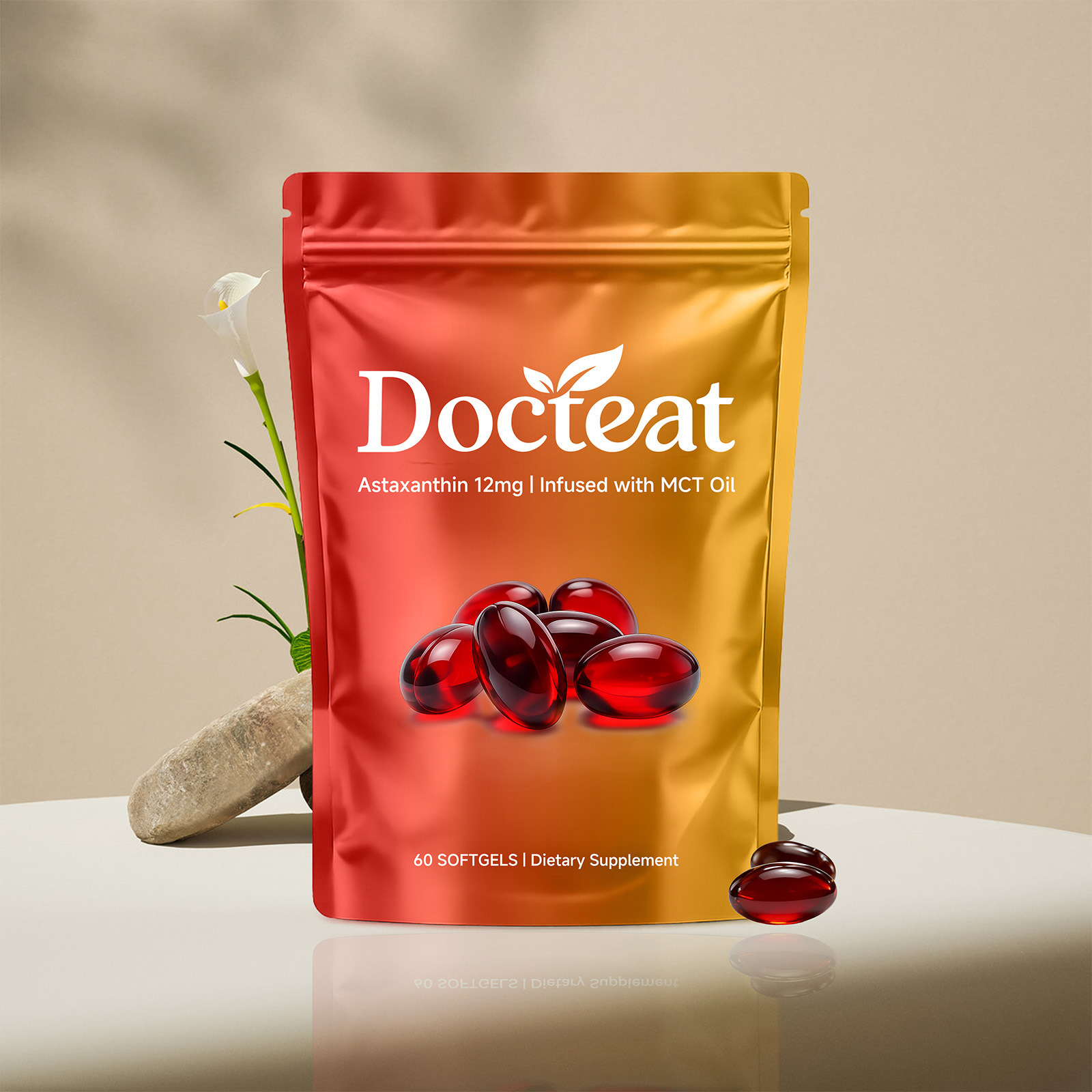 Premium Nutrient Softgels With Astaxanthin And Mct Oil For Daily Dietary Nutrition